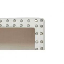 Jason Antique White Nailhead Side Table Night Stand by Jennifer Taylor -Jennifer Taylor Home Store antique white jennifer taylor nightstands 87002 879 4f 1000