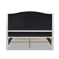Carmen Queen Upholstered Wingback Panel Bed Frame, Antique White Polyester by Jennifer Taylor -Jennifer Taylor Home Store antique white polyester jennifer taylor panel beds 52137 3 879 2 66 1000