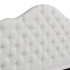 Bridget Antique White Yarn Dyed King Tufted Platform Bed Set by Jennifer Taylor -Jennifer Taylor Home Store antique white polyester jennifer taylor platform beds 50420 4 879 2 1f 1000