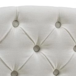 Bridget Antique White Yarn Dyed King Tufted Platform Bed Set by Jennifer Taylor -Jennifer Taylor Home Store antique white polyester jennifer taylor platform beds 50420 4 879 2 44 1000