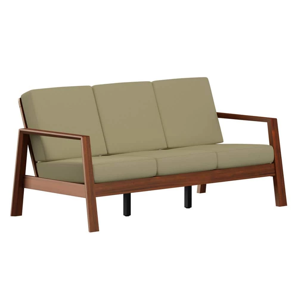 Columbus Mid Century Modern Sofa with Exposed Wood Frame in Khaki Linen by Handy Living 1 Columbus Mid Century Modern Sofa with Exposed Wood Frame in Khaki Linen by Handy Living