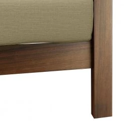 Behnken Barley Tan Linen-Like Fabric Mid-Century Modern Arm Chair with Cherry Finished Wood Frame by Handy Living -Jennifer Taylor Home Store barley tan linen like handy living accent chairs a187343 1f 1000