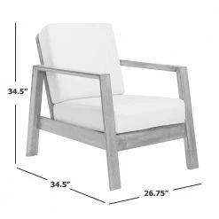 Behnken Barley Tan Linen-Like Fabric Mid-Century Modern Arm Chair with Cherry Finished Wood Frame by Handy Living -Jennifer Taylor Home Store barley tan linen like handy living accent chairs a187343 4f 1000