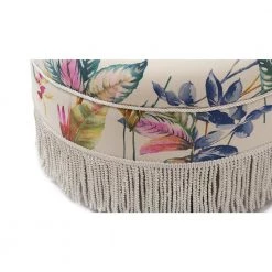 Yolanda Purple and Beige Ottoman by Jennifer Taylor -Jennifer Taylor Home Store beige and purple jennifer taylor ottomans 2345 804 44 1000