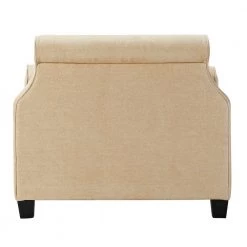 Eliza Beige Bench by Jennifer Taylor -Jennifer Taylor Home Store beige chenille jennifer taylor chaise lounges 65001 584 44 1000