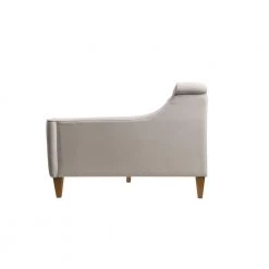 Lucy 84 in. Beige Linen 2-Seater Twin Sleeper Sofa Bed with Tapered Legs by Jennifer Taylor -Jennifer Taylor Home Store beige jennifer taylor sofa beds 65000 970 44 1000