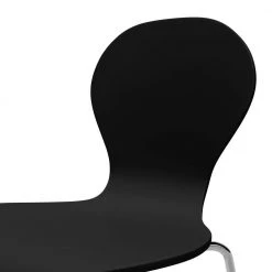 Alumnus Mid Century Modern Armless Dining Chairs in Black (Set of 6) by Handy Living -Jennifer Taylor Home Store black handy living dining chairs a163095 44 1000