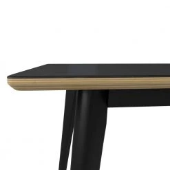 Blansten Wood Rectangular Dining Table with Black Finish by Handy Living -Jennifer Taylor Home Store black handy living kitchen dining tables a163156 4f 1000