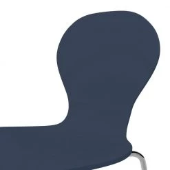 Alumnus Mid Century Modern Armless Dining Chairs in Blue Finish (Set of 4) by Handy Living -Jennifer Taylor Home Store blue handy living dining chairs a163064 44 1000