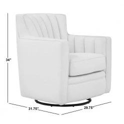 Zahara Blue Linen Swivel Arm Chair by Handy Living 16 Zahara Blue Linen Swivel Arm Chair by Handy Living -Jennifer Taylor Home Store blue linen handy living accent chairs 340c lin55 252 1f 1000