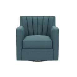 Zahara Blue Linen Swivel Arm Chair by Handy Living 14 Zahara Blue Linen Swivel Arm Chair by Handy Living -Jennifer Taylor Home Store blue linen handy living accent chairs 340c lin55 252 c3 1000
