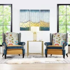 Jennifer Taylor Home Store -Jennifer Taylor Home Store blue teal yellow gold velvet jennifer taylor accent chairs 60070 798867959 e1 1000