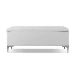 Madelyn Bright White Storage Bench by Jennifer Taylor -Jennifer Taylor Home Store bright white yarn dyed jennifer taylor bedroom benches s85320 974 c3 1000