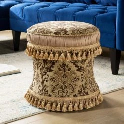 Leona Brown Decorative Ottoman by Jennifer Taylor -Jennifer Taylor Home Store brown jennifer taylor ottomans 2360 615621 1 31 1000