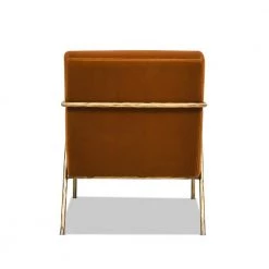 Aerin 24.5 in. Burnt Orange Performance Velvet Hammered Brass Upholstered Accent Arm Chair by Jennifer Taylor 15 Aerin 24.5 in. Burnt Orange Performance Velvet Hammered Brass Upholstered Accent Arm Chair by Jennifer Taylor -Jennifer Taylor Home Store burnt orange performance velvet jennifer taylor accent chairs 60450 mvo my 66 1000