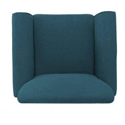 Sasha Caribbean Blue Linen Flared Arm Chair by Handy Living -Jennifer Taylor Home Store caribbean blue handy living accent chairs bf340c lin55 103 a0 1000