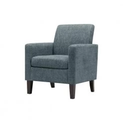 Caribbean Blue Multi-Warp Chenille Joleen Track Arm Upholstered Chairs (Set of 2) by Handy Living -Jennifer Taylor Home Store caribbean blue multi warp chenille handy living accent chairs 340c2 lux54 278 1d 1000