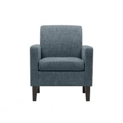 Caribbean Blue Multi-Warp Chenille Joleen Track Arm Upholstered Chairs (Set of 2) by Handy Living -Jennifer Taylor Home Store caribbean blue multi warp chenille handy living accent chairs 340c2 lux54 278 1f 1000