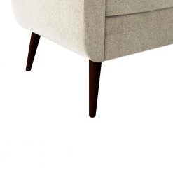 Metro Cashmere Gray Plush Low-Pile Velour Arm Chair and Ottoman Set by Handy Living -Jennifer Taylor Home Store cashmere gray handy living accent chairs a152761 44 1000