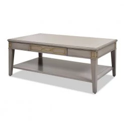 Dauphin 50 in. Grey Cashmere Wood Rectangular Storage Coffee Table by Jennifer Taylor -Jennifer Taylor Home Store cashmere gray wood jennifer taylor coffee tables kfz85632 1d 1000