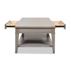Dauphin 50 in. Grey Cashmere Wood Rectangular Storage Coffee Table by Jennifer Taylor -Jennifer Taylor Home Store cashmere gray wood jennifer taylor coffee tables kfz85632 1f 1000