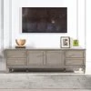 Dauphin 71 in. Cashmere Gray Wood TV Stand Storage Console Table by Jennifer Taylor
