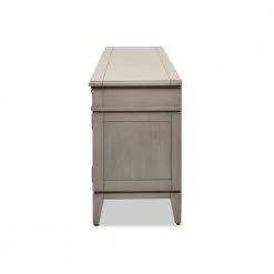 Dauphin 71 in. Cashmere Gray Wood TV Stand Storage Display Console Table by Jennifer Taylor -Jennifer Taylor Home Store cashmere gray wood jennifer taylor tv stands dsg87101 1d 1000