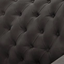 Margaux Charcoal Gray Velvet Button Tufted Rolled Arm Chair and Ottoman Set by Handy Living 21 Margaux Charcoal Gray Velvet Button Tufted Rolled Arm Chair and Ottoman Set by Handy Living -Jennifer Taylor Home Store charcoal gray handy living accent chairs a153096 fa 1000