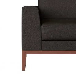 Clydesdale 2-Piece Charcoal Gray Fabric L-Shaped Right-Facing Chaise Sectional Sofa with Tapered Wood Legs by Handy Living -Jennifer Taylor Home Store charcoal gray handy living sectional sofas a149310 4f 1000