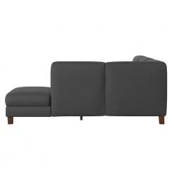 Zoey 2-Piece Charcoal Gray Linen-Like Fabric 4-Seater L-Shaped Right-Facing Chaise Sectional Sofa by Handy Living -Jennifer Taylor Home Store charcoal gray handy living sectional sofas a150316 44 1000