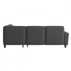 Zoey 2-Piece Charcoal Gray Linen-Like Fabric 4-Seater L-Shaped Right-Facing Chaise Sectional Sofa by Handy Living -Jennifer Taylor Home Store charcoal gray handy living sectional sofas a150316 66 1000