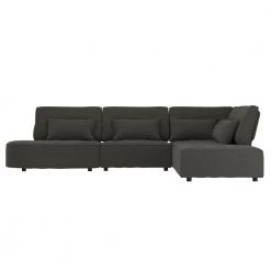 McCarthy 5-Piece Charcoal Gray Polyester L-Shaped Modular Sectional Sofa with Ottoman by Handy Living 14 McCarthy 5-Piece Charcoal Gray Polyester L-Shaped Modular Sectional Sofa with Ottoman by Handy Living -Jennifer Taylor Home Store charcoal gray handy living sectional sofas mdp fch17 5sec 40 1000