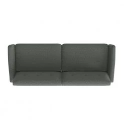 Ocampo 81.25 in. Charcoal Gray Tweed-like Woven Fabric 3-Seat Full Size Convert-A-Couch Sofa Bed by Handy Living -Jennifer Taylor Home Store charcoal gray handy living sofa beds a175227 a0 1000
