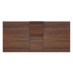 Arielle Rectangular Butterfly Leaf Dining Table with a Cherry Finished Top and White Legs by Handy Living -Jennifer Taylor Home Store cherry top white legs handy living kitchen dining tables a158282 a0 1000