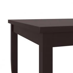 Arielle 5-piece Chocolate Brown Butterfly Leaf Dining Table in Espresso and Armless Dining Chairs Textured Woven by Handy Living -Jennifer Taylor Home Store chocolate brown handy living dining room sets a145589 fa 1000