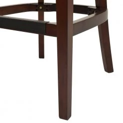 Laura 45.5 in. Coconut White Tufted Birch Wood 32 in. Barstool with Linen Seat by Jennifer Taylor -Jennifer Taylor Home Store coconut white linen jennifer taylor bar stools 81150 mlo 1f 1000