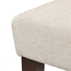 Laura 45.5 in. Coconut White Tufted Birch Wood 32 in. Barstool with Linen Seat by Jennifer Taylor -Jennifer Taylor Home Store coconut white linen jennifer taylor bar stools 81150 mlo 4f 1000