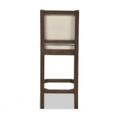 Laura 45.5 in. Coconut White Tufted Birch Wood 32 in. Barstool with Linen Seat by Jennifer Taylor -Jennifer Taylor Home Store coconut white linen jennifer taylor bar stools 81150 mlo 66 1000