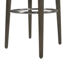 Vesper 30 in. H Country Gray Linen Round Backless Bar Stool by Jennifer Taylor 17 Vesper 30 in. H Country Gray Linen Round Backless Bar Stool by Jennifer Taylor -Jennifer Taylor Home Store country gray linen jennifer taylor bar stools hdmlc 81030 fa 1000