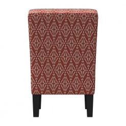 Reames Cranberry Red Diamond Medallion Fabric Slipper Chairs (Set of 2) by Handy Living 16 Reames Cranberry Red Diamond Medallion Fabric Slipper Chairs (Set of 2) by Handy Living -Jennifer Taylor Home Store cranberry red diamond medallion handy living accent chairs a189519 66 1000