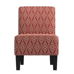 Reames Cranberry Red Diamond Medallion Fabric Slipper Chairs (Set of 2) by Handy Living 17 Reames Cranberry Red Diamond Medallion Fabric Slipper Chairs (Set of 2) by Handy Living -Jennifer Taylor Home Store cranberry red diamond medallion handy living accent chairs a189519 c3 1000
