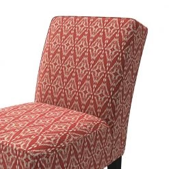 Reames Cranberry Red Diamond Medallion Fabric Slipper Chairs (Set of 2) by Handy Living 21 Reames Cranberry Red Diamond Medallion Fabric Slipper Chairs (Set of 2) by Handy Living -Jennifer Taylor Home Store cranberry red diamond medallion handy living accent chairs a189519 fa 1000