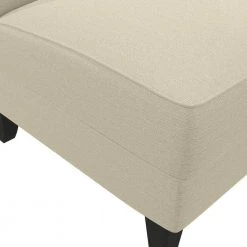 Shumer Creamy Tan Oatmeal Linen-Like Fabric Slipper Chair by Handy Living -Jennifer Taylor Home Store creamy tan oatmeal linen like handy living accent chairs a187329 1d 1000