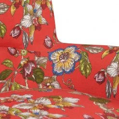Craig Crimson Multi Floral with Birds Rolled Arm Chairs (Set of 2) by Handy Living -Jennifer Taylor Home Store crimson multi floral with birds handy living accent chairs 340c2 flw47 269 76 1000