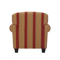 Winnetka Arm Chair and Ottoman in Crimson Red Stripe by Handy Living -Jennifer Taylor Home Store crimson red stripe handy living accent chairs wtk1 cu eba47 66 1000