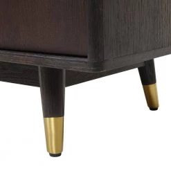 Hausen Brown Oak Wood and Veneer Mid Century Modern Storage Media Console by Jennifer Taylor 15 Hausen Brown Oak Wood and Veneer Mid Century Modern Storage Media Console by Jennifer Taylor -Jennifer Taylor Home Store dark brown jennifer taylor media storage dsg87420 rf 77 1000