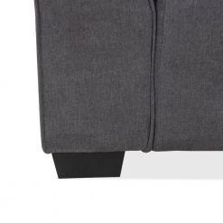 Phoenix 3-Piece Dark Gray Polyester 4-Seater L-Shaped Right-Facing Sectional Sofa with Ottoman by Handy Living 25 Phoenix 3-Piece Dark Gray Polyester 4-Seater L-Shaped Right-Facing Sectional Sofa with Ottoman by Handy Living -Jennifer Taylor Home Store dark gray handy living sectional sofas phx sec cnf17 fa 1000