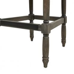 Odette 30 in Dark Heathered Grey High Back Wood Frame Cushioned Bar Stool with Upholstered Seat by Jennifer Taylor -Jennifer Taylor Home Store dark heathered grey linen jennifer taylor bar stools 81091 mlh c3 1000