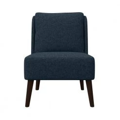 Aubrey Deep Blue Tweed-Like Woven Fabric Mid-Century Modern Accent Chair by Handy Living 11 Aubrey Deep Blue Tweed-Like Woven Fabric Mid-Century Modern Accent Chair by Handy Living -Jennifer Taylor Home Store deep blue tweed like woven handy living accent chairs a190218 c3 1000