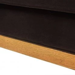 Georgia 34 in. Deep Brown Performance Velvet Cane Rattan Tuxedo Armchair by Jennifer Taylor -Jennifer Taylor Home Store deep brown performance velvet jennifer taylor accent chairs 64011 1 v035 c3 1000